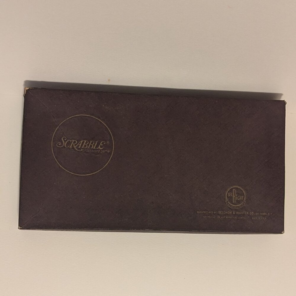 Vintage Selchow & Righter 1950s Scrabble Game